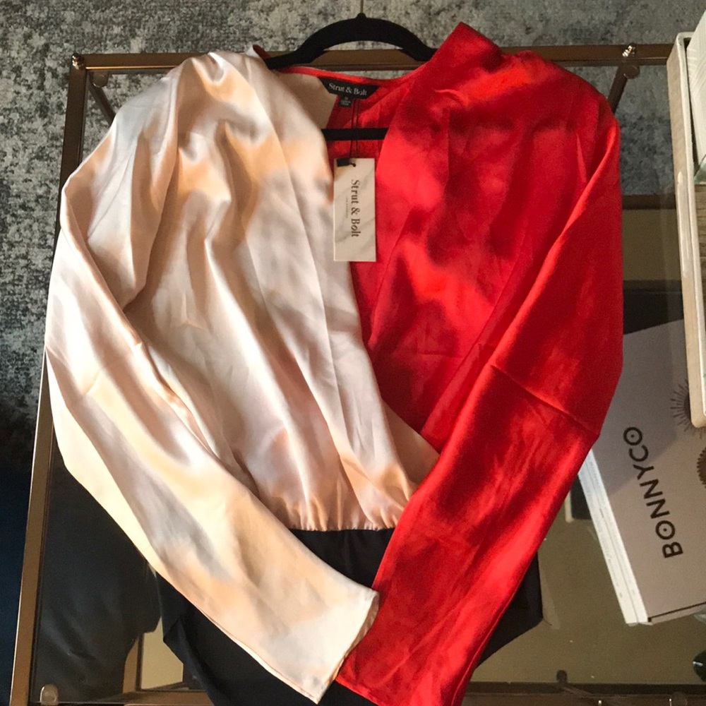 Two toned bodysuit size Small